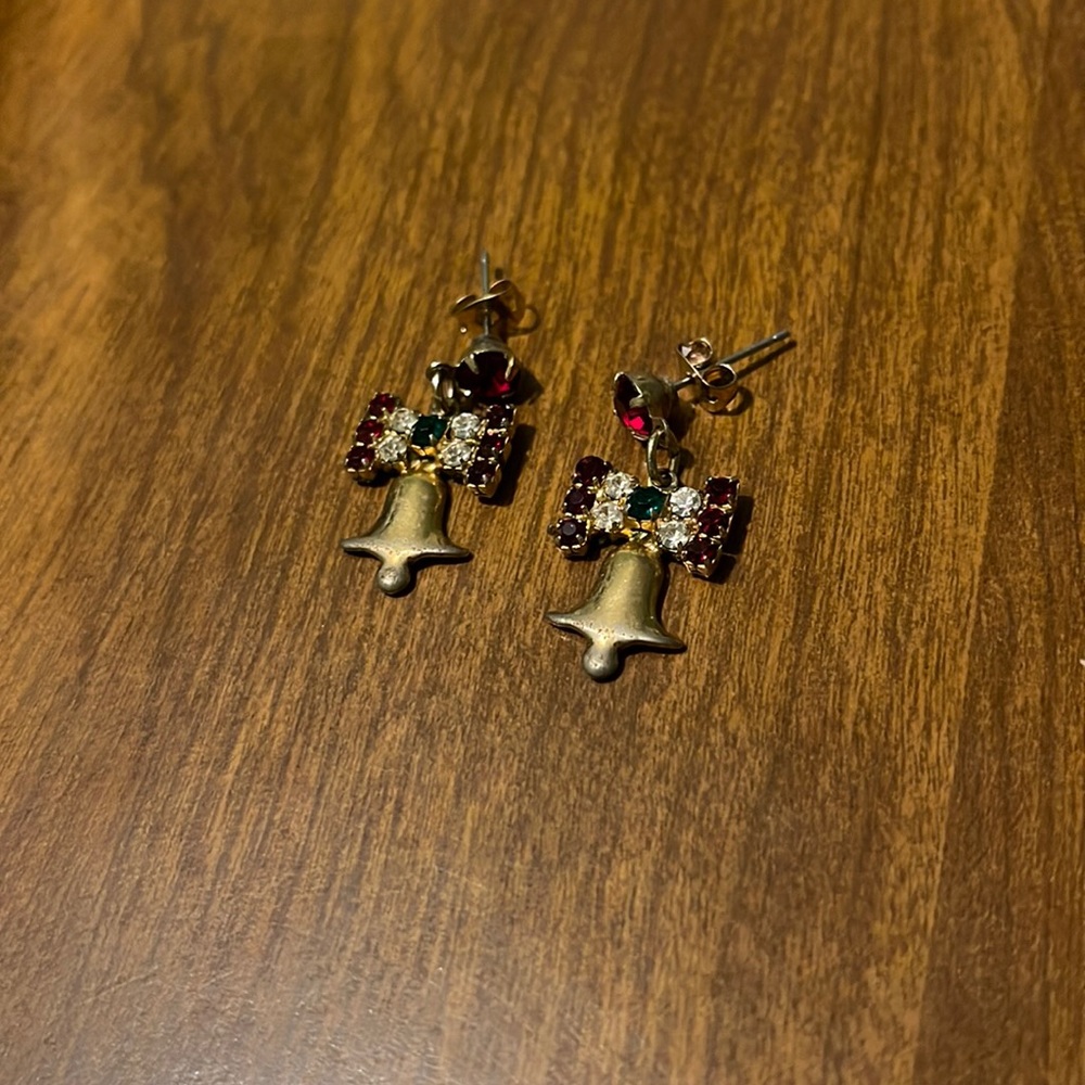 Christmas bell earrings